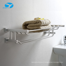 Bathroom Accessories Towel Bar Wall Mounted double layer towel rack Stainless steel Towel Rack For Shower Room